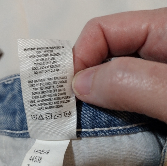 Roxy High Waist Floral Crochet Lace Acid Wash Denim Jean Shorts Size 00 - Picture 4 of 9